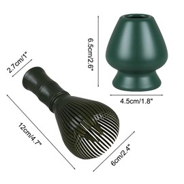 Matcha Whisk, 100 Prong Matcha Whisk Chasen Brush, Traditional Japanese Chasen for Tea Lovers