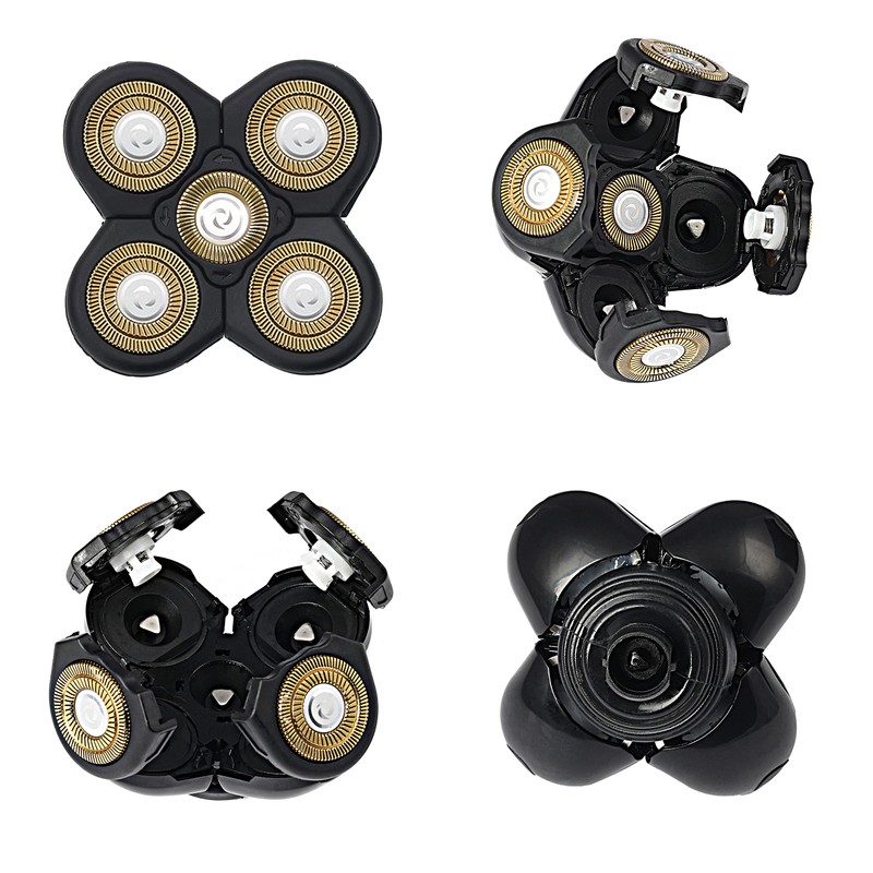5D Men's Electric Shaver Replacement Heads Bald Replacement Heads Replacement