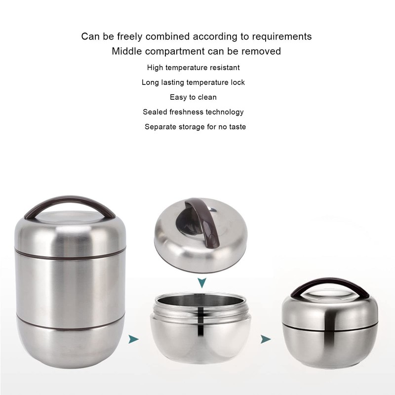 Bento Box Insulation Lunch Box 304 Stainless Steel Lunch Container