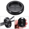 QUARKZMAN Rubber Sleeve Round Mounted on Both Sides, Diameter 38