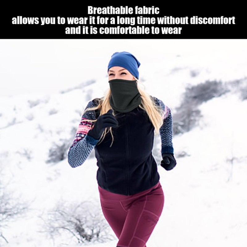 FDGGT 1 Fleece Scarf and 1 Pair of Ear Muffs,