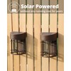 DOESLAG Solar Fence Lights, 8 Pack Deck Light Waterproof Solar