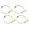 DUST COMMANDER KBHC100R spiral hose clamp, set of 4, 100