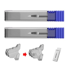stedi Model Scriber Blades,Tungsten steel Blades,0.15+0.3mm Size,for Modeling Hobby,RG Scale Model,Gundam Model Kit,for Scribing line, Engraved,Panel line,Resin,Scriber Replacement Blades.