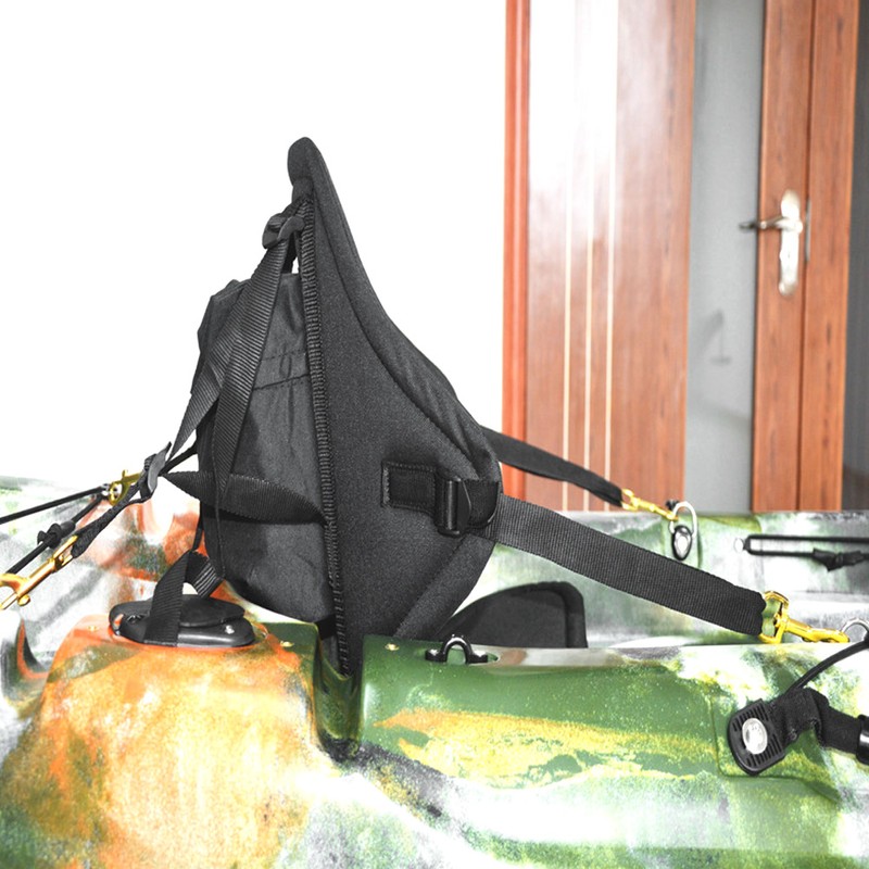 Adjustable Backrest Boating Seat Waterproof Pad Cushioned Back Support for