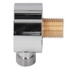 Shower Adapter Brass Construction Chrome Plated G1/2 Wall Mounted Easy