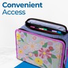 Case-it Mighty Zip Tab School Zipper Binder | 3-Inch O-Rings,