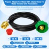 6FT Propane Hose Adapter for Weber Travelev Grill,1lb to 20lb