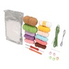 Crochet Starter Kit Educational Colorful DIY Craft Supplies Crochet Potted
