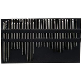 SINGER 01125 Agujas de mano surtidas - Betweens, Chenille, Zurcidoras, Bordado, Sharps y Tapicería, Tamaños surtidos, 45 unidades