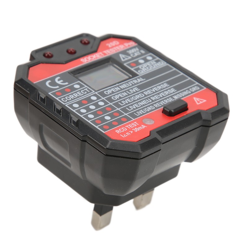 20D Leakage Socket Tester Socket Detector Electric Circuit Live Wire