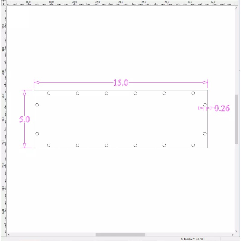 Sundown Audio Blank 15” X 5” Plexiglass Viewing Window 3/4"