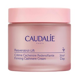 Caudalie Resveratrol-Lift Crema Cachemira– 50 mL | Crema antiarrugas reafirmante con Colágeno Vegano, Resveratrol y Ácido Hialurónico, redensifica y alisa, todo tipo de piel