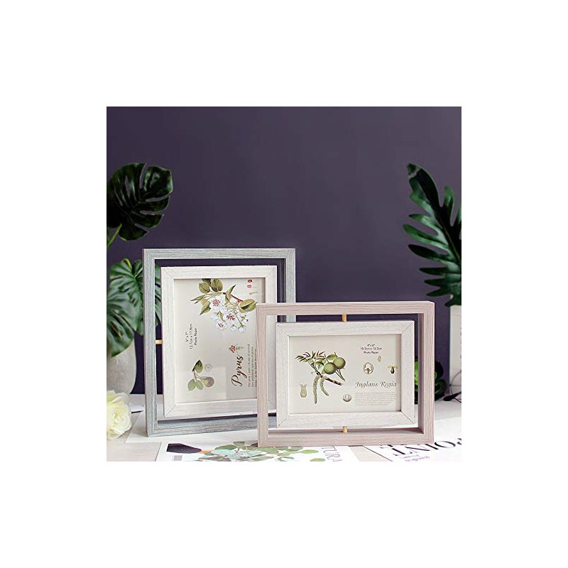 JOSON Rotating Photo Frame, Antique Rotating DIY Desktop Floating Photo