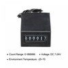uxcell Electromagnetic Counter 6 Digit 0-999999 Counting Range Electronic Pulse