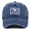 BABAHU Embroidered Baseball Cap for Women Dog Mom Dad Adjustable