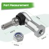 10L0L Golf Cart Ball Joint Kit Tie Rod End Set