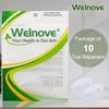 Welnove Pack of 10 Bunion Correction, Toe Separators with 2