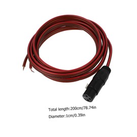 DOITOOL 2m Banana Plug Speaker Cable PVC Material Speaker Wire for Home Theater Audio Banana Cable