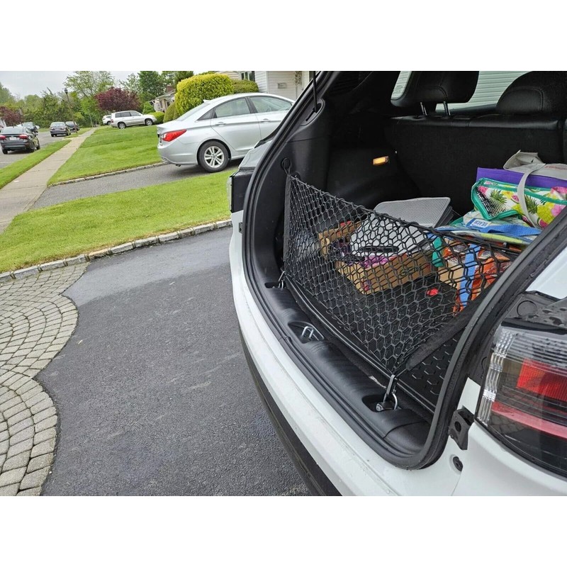 EACCESSORIES EA Rear Trunk Organizer Cargo Net for Jeep Compass