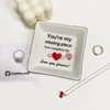 TIGERMILLION Christmas Valentine Gifts for Wife Girlfriend Ring Dish, Happy