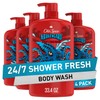 Old Spice Body Wash for Men, Krakengard, Long Lasting Lather,