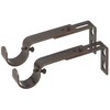 Ivilon Adjustable Brackets for Curtain Rods - for 1 or