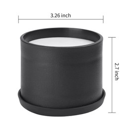 BTSD-home Bed Risers 2 inch Heavy Duty Furniture Risers Chair Table Legs Risers Great for Thin Legs Add 2" Height Black 4 Pack Round