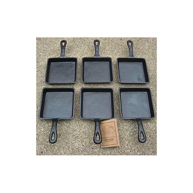 Old Mountain Square Single Serve Cast Iron Skillet - Preseasoned