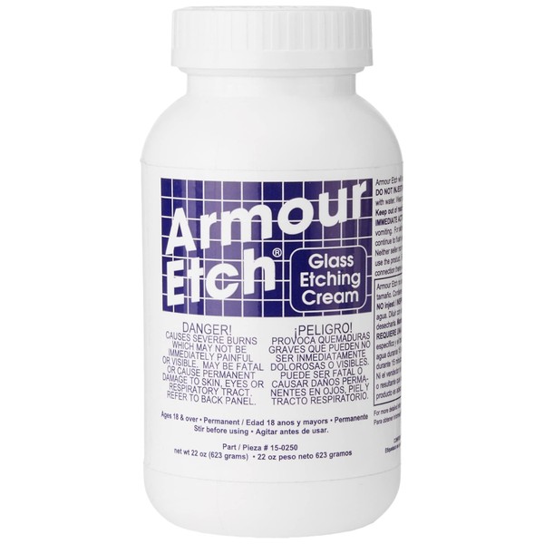 Armour Etch 15-0250 Etching Cream, White