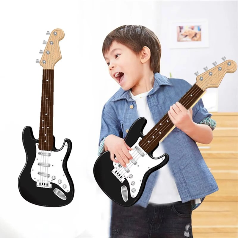 4-String Electric Guitar Toy for Kids – Portable Electronic Musical