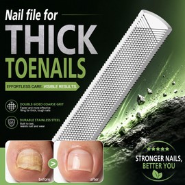 BALUCA Heavy Duty Metal Nail File for Thick Nails