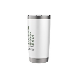 Nature Knows Best Gardening Wild Plants Eco Organic Stainless Steel Insulated Tumbler