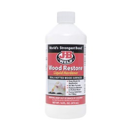 J-B Weld 40001 Wood Restore Liquid Hardener - 16 oz., Original Version