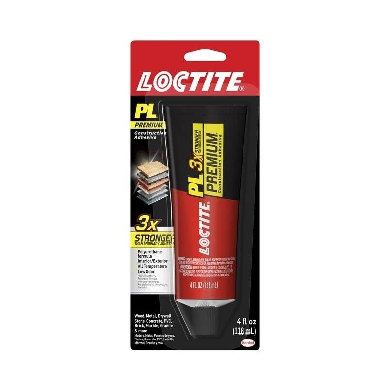 Loctite PL Premium Polyurethane Construction Adhesive 4-Ounce Tube (1451588) (Thrее
