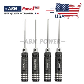 Universal 4Pcs Hex Screwdriver Set RC Tools Kit 1.5/2.0/2.5/3.
