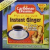 Caribbean Dreams Instant Ginger Tea Un-Sweetened, 0.14 Oz, 14 Sachets