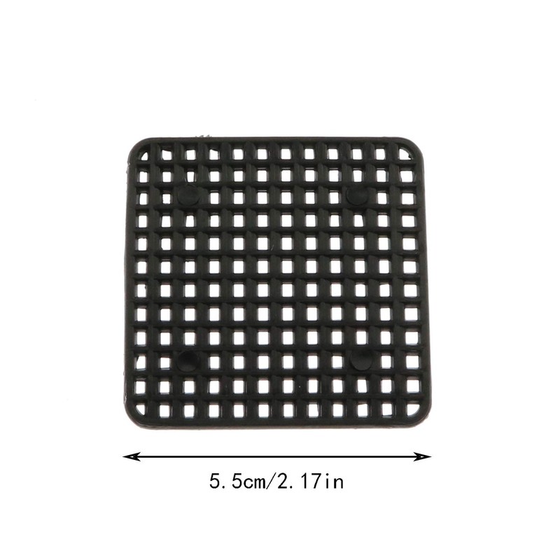 Maxmoral 30pcs Flower Pot Hole Mesh Pads Plastic Square Thicken