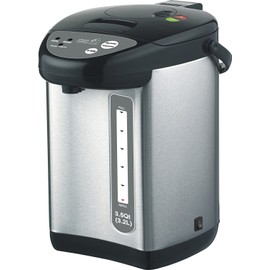Classic Kitchen CK321NP 3.5QT (3.2L) Electric Kettle Hot Water Boiler Urn Pump Pot, Stainless Steel with Auto Dispense and Shabbat Mode