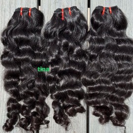 US Unprocessed Raw Vietnamese Burmese Human Hair Bundles Cuticle Aligned Double Weft Quality Burmese Curly Kinky Curly Raw Haircolor: Italy curly 1, Stretched Length: 16 Inches