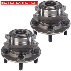 MotorbyMotor 512498 Front or Rear Wheel Bearings and Hub Assembly Replacement for Ford Fusion, Lincoln MKZ Heavy Duty Wheel Hub Assembly 5 Lugs-2pc