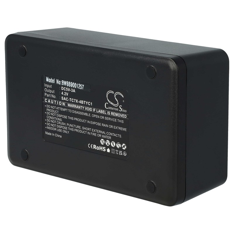 vhbw Dual Charging Station Compatible with Motorola BT-000318, 82-171249-02, 82-171249-01