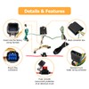 WeiSen 4-Pin Trailer Wiring Harness with Plug & Play Connector