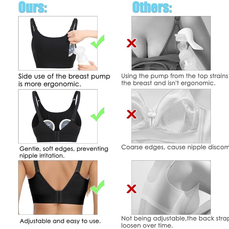Hands Free Pumping Bra Hands-Free Breast Pump Bra Nursing Bras