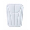 Zett Baseball Sliding Pad (Iron Type/Knee) PA11K White
