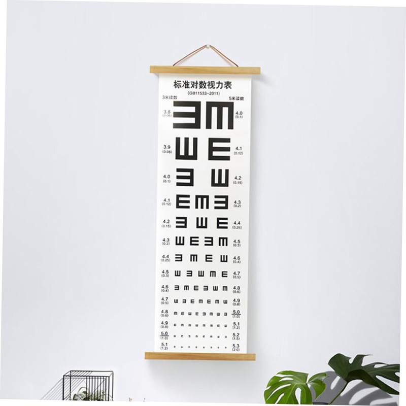 Alipis Visual Testing Chart Eye Chart for Family Vision Exams
