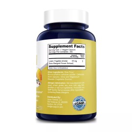 NusaPure Lutein 40mg 180 Veggie Capsules (Non-GMO & Gluten Free)
