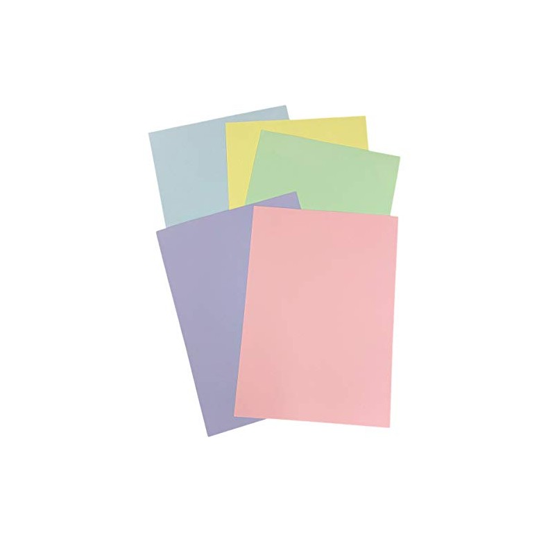 DJP Pastel A4 160GSM Easter Coloured Card 50 Sheet Pack