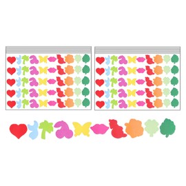 Tinoaly 750 Stk Bräunungsaufkleber, Selbstklebende Niedliche Bräunungsaufkleber für den Körper 10 Designs Sonnenbad Aufkleber Herz Blume Schmetterling Lippen Blatt Aufkleber für Sonnenbaden