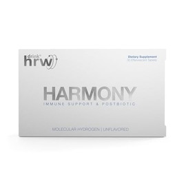 DRINK HRW Harmony Advanced Molecular Hydrogen Water Tablet - ImmunoLP20 Magnesium - Energy Boost, Executive Function, Stress Resilience (Unflavored, 30ct)